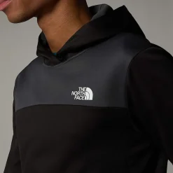 Flash Sale The North Face Reaxion Fleece Pullover Hættetrøje Til Herrer TNF Black-Asphalt Grey