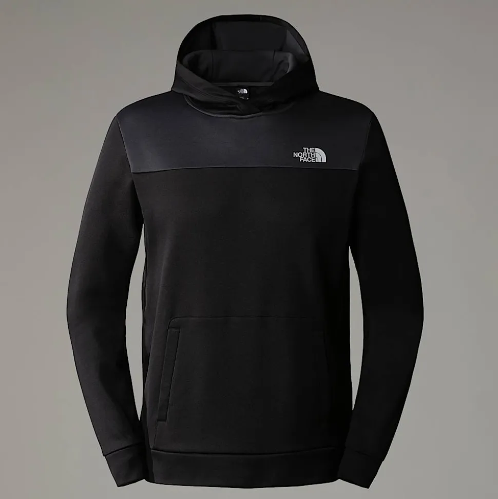 Flash Sale The North Face Reaxion Fleece Pullover Hættetrøje Til Herrer TNF Black-Asphalt Grey
