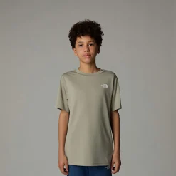 Discount The North Face Reaxion T-shirt Til Drenge Clay Grey