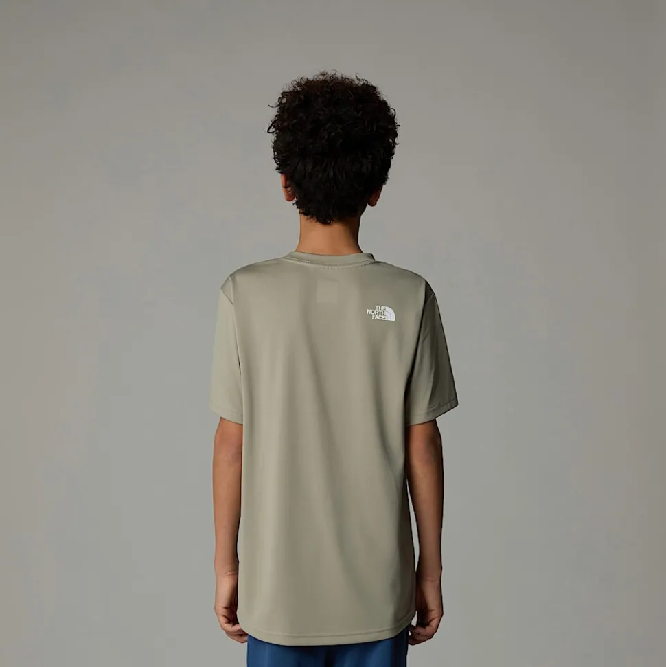 Discount The North Face Reaxion T-shirt Til Drenge Clay Grey