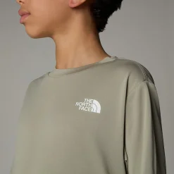 Discount The North Face Reaxion T-shirt Til Drenge Clay Grey