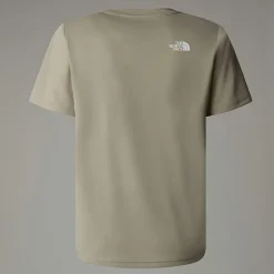 Discount The North Face Reaxion T-shirt Til Drenge Clay Grey