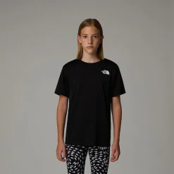 Outlet The North Face Reaxion T-shirt Til Piger TNF Black