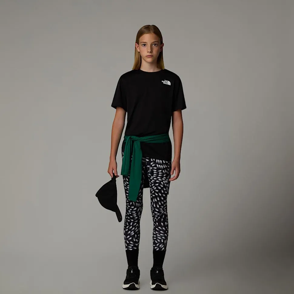 Outlet The North Face Reaxion T-shirt Til Piger TNF Black