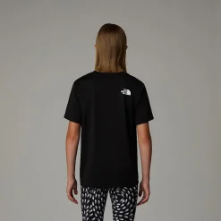 Outlet The North Face Reaxion T-shirt Til Piger TNF Black
