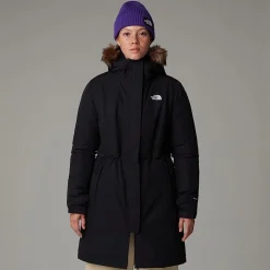 Online The North Face Recycled Zaneck Parka Til Damer TNF Black-TNF Black
