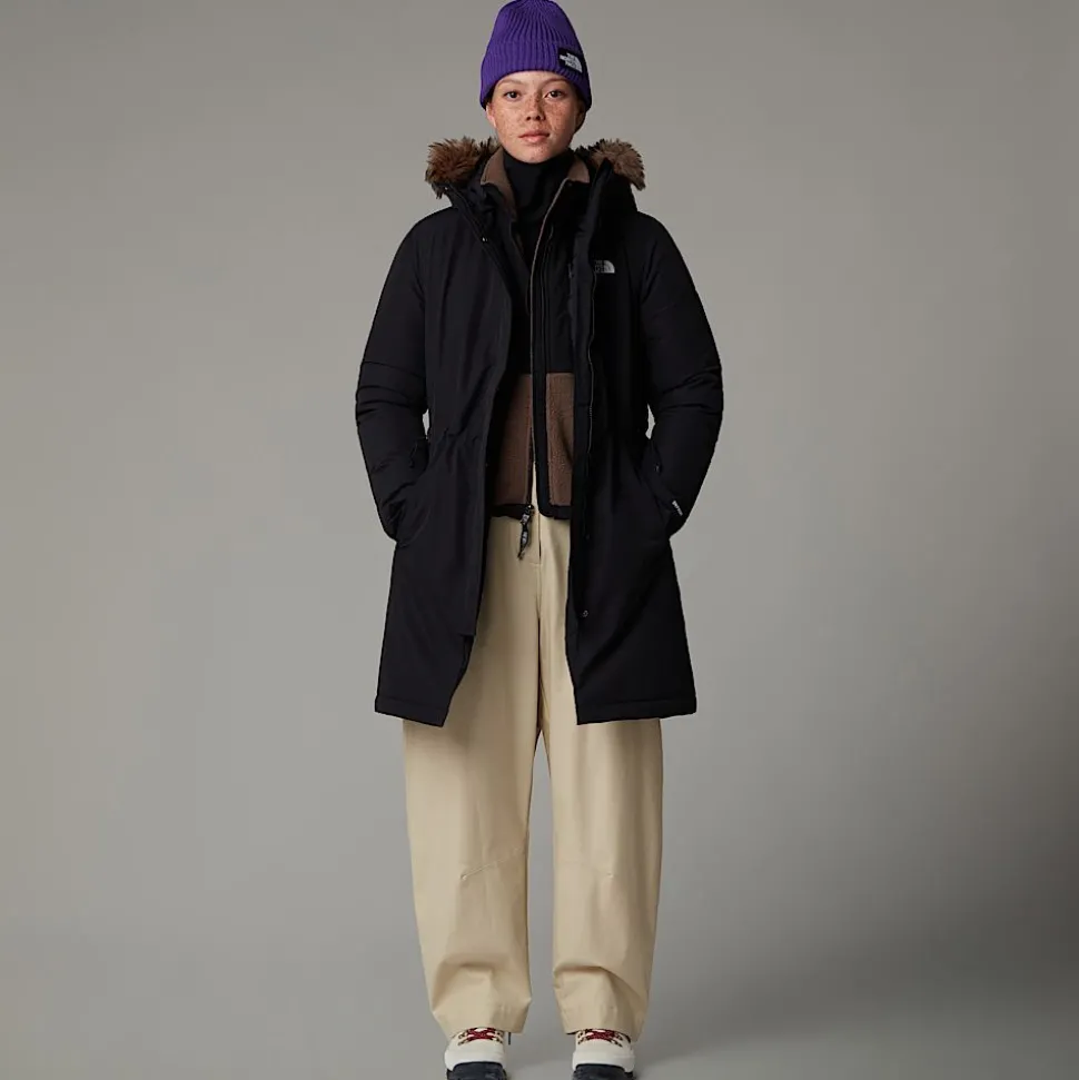 Online The North Face Recycled Zaneck Parka Til Damer TNF Black-TNF Black