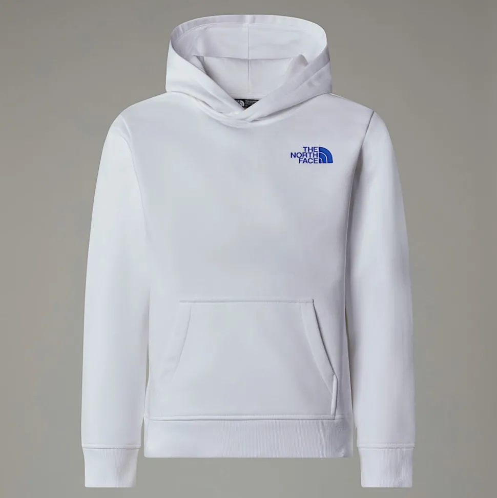 Store The North Face Redbox Hættetrøje Til Unge TNF White
