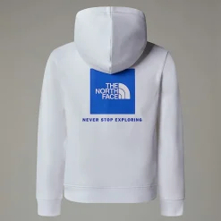 Store The North Face Redbox Hættetrøje Til Unge TNF White