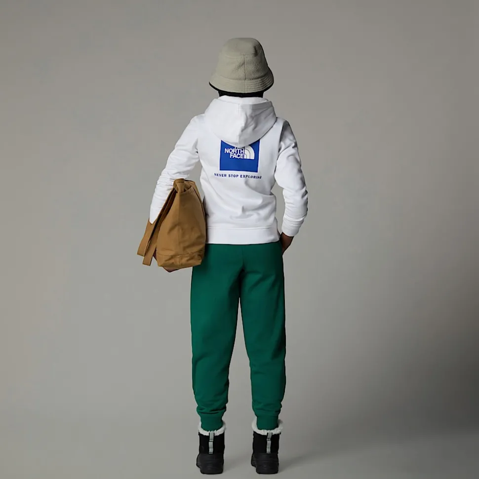 Store The North Face Redbox Hættetrøje Til Unge TNF White