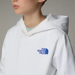 Store The North Face Redbox Hættetrøje Til Unge TNF White