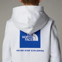 Store The North Face Redbox Hættetrøje Til Unge TNF White