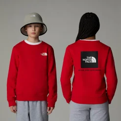 Flash Sale The North Face Redbox Sweatshirt Til Unge TNF Red