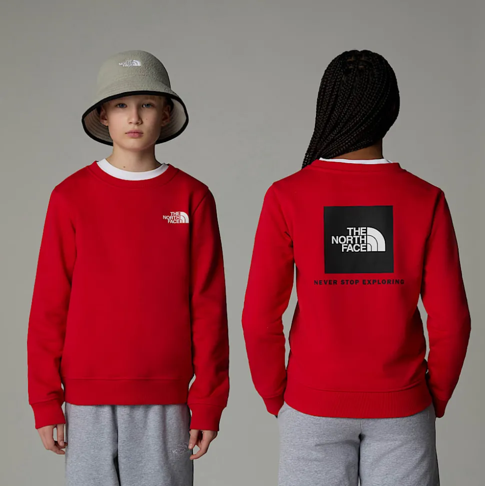 Flash Sale The North Face Redbox Sweatshirt Til Unge TNF Red