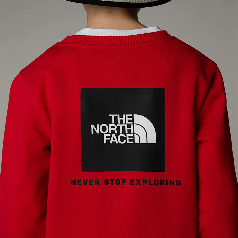 Flash Sale The North Face Redbox Sweatshirt Til Unge TNF Red