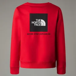 Flash Sale The North Face Redbox Sweatshirt Til Unge TNF Red