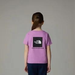 Hot The North Face Redbox T-shirt Til Børn Dragonfruit