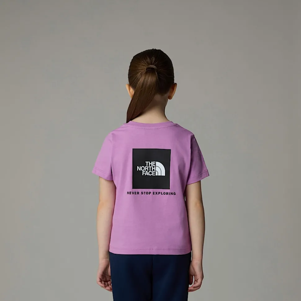 Hot The North Face Redbox T-shirt Til Børn Dragonfruit