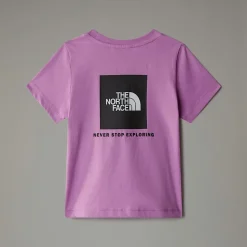 Hot The North Face Redbox T-shirt Til Børn Dragonfruit