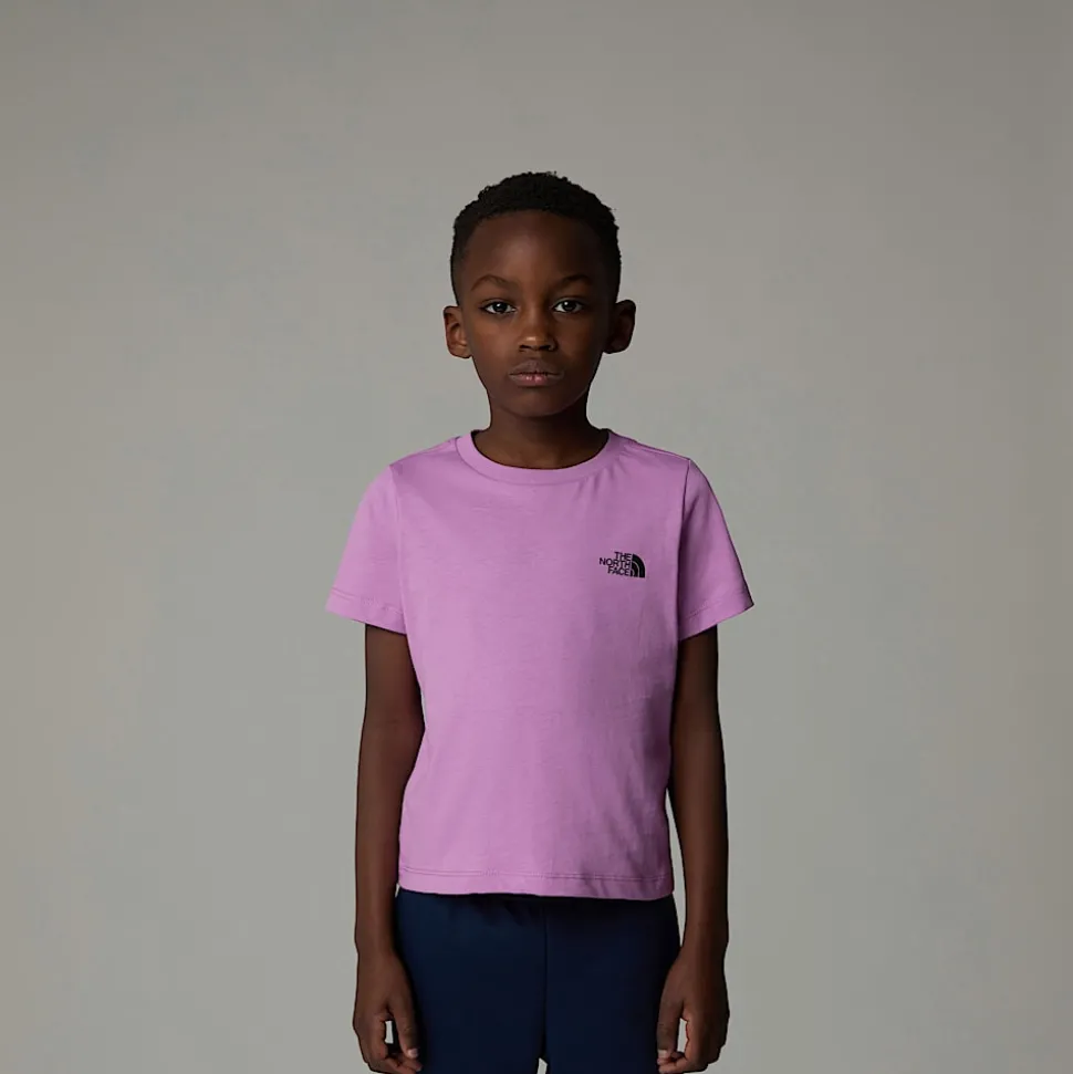 Hot The North Face Redbox T-shirt Til Børn Dragonfruit