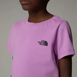 Hot The North Face Redbox T-shirt Til Børn Dragonfruit