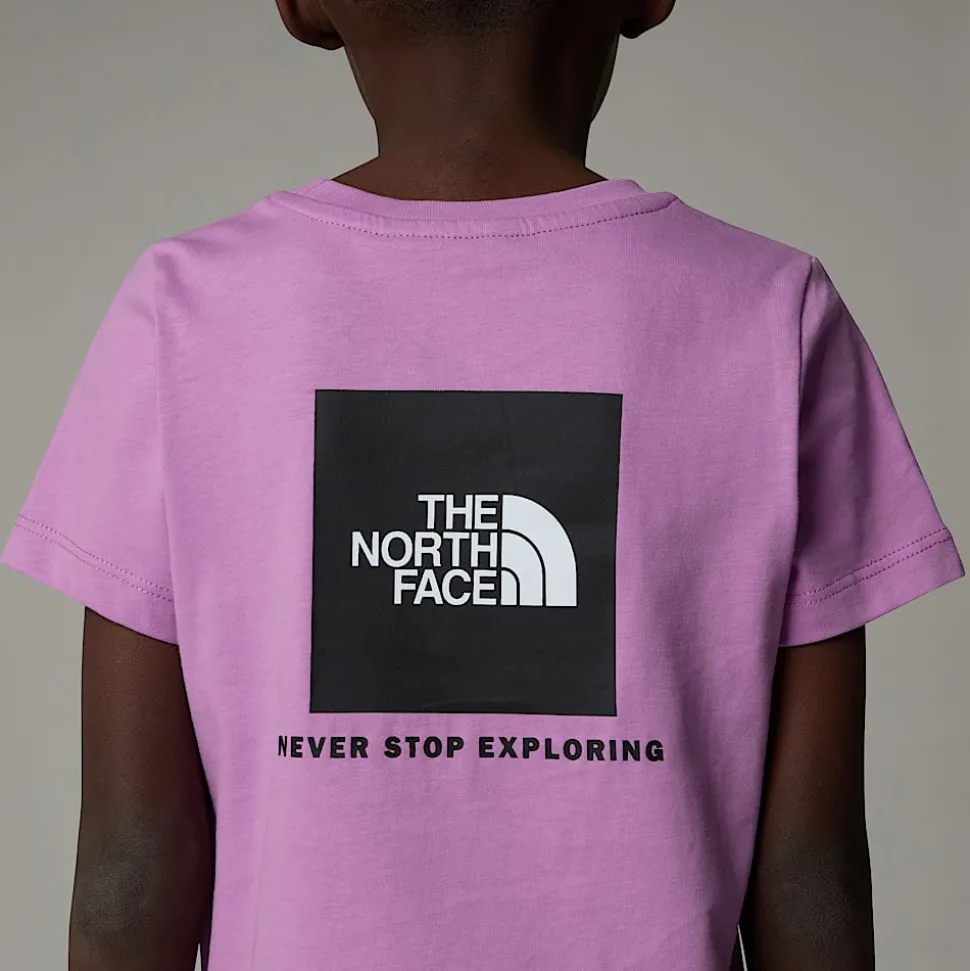 Hot The North Face Redbox T-shirt Til Børn Dragonfruit