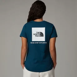 Shop The North Face Redbox T-shirt Til Damer Midnight Petrol