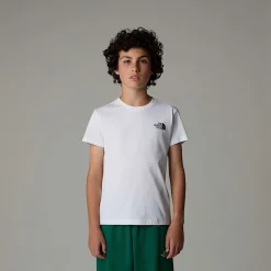 Shop The North Face Redbox T-shirt Til Drenge TNF White