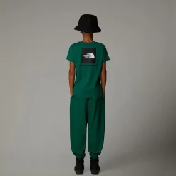Best Sale The North Face Redbox T-shirt Til Drenge Evergreen