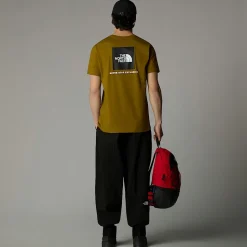 Online The North Face Redbox T-shirt Til Herrer Moss Green-TNF Black