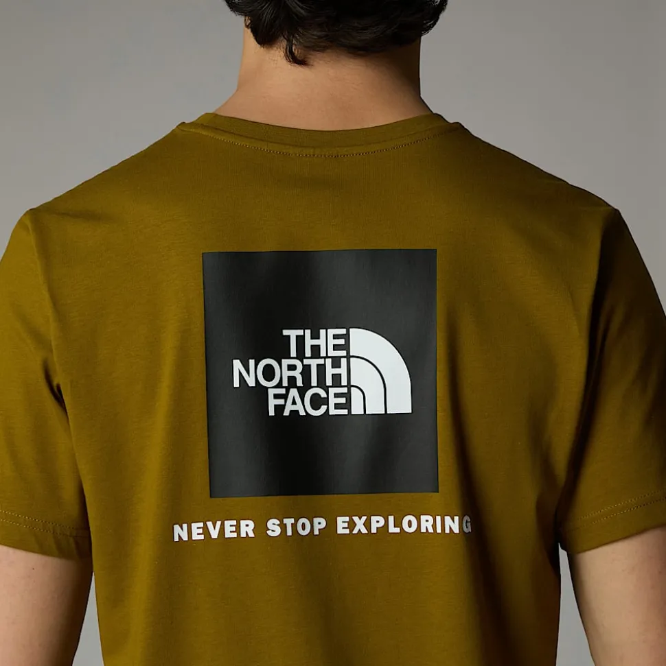Online The North Face Redbox T-shirt Til Herrer Moss Green-TNF Black