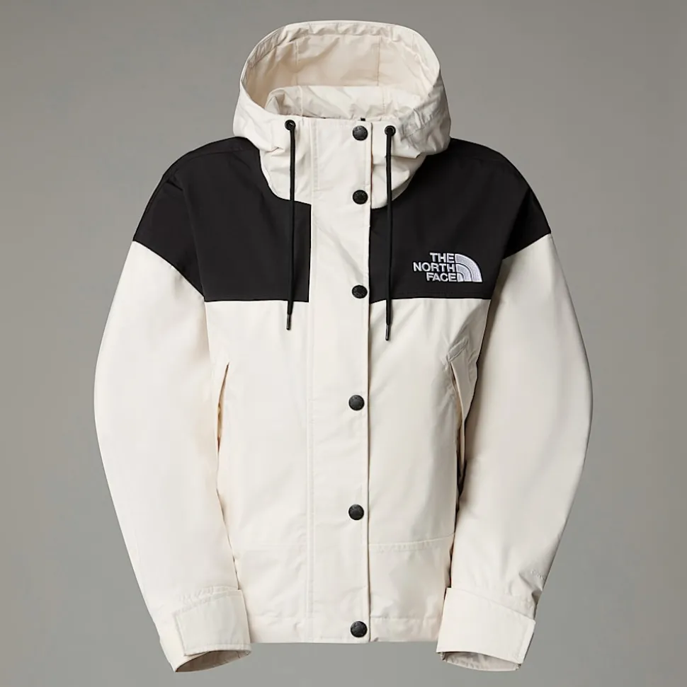 Outlet The North Face Reign On Jakke Til Damer White Dune-TNF Black