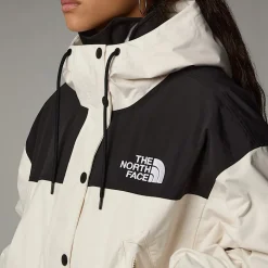 Outlet The North Face Reign On Jakke Til Damer White Dune-TNF Black