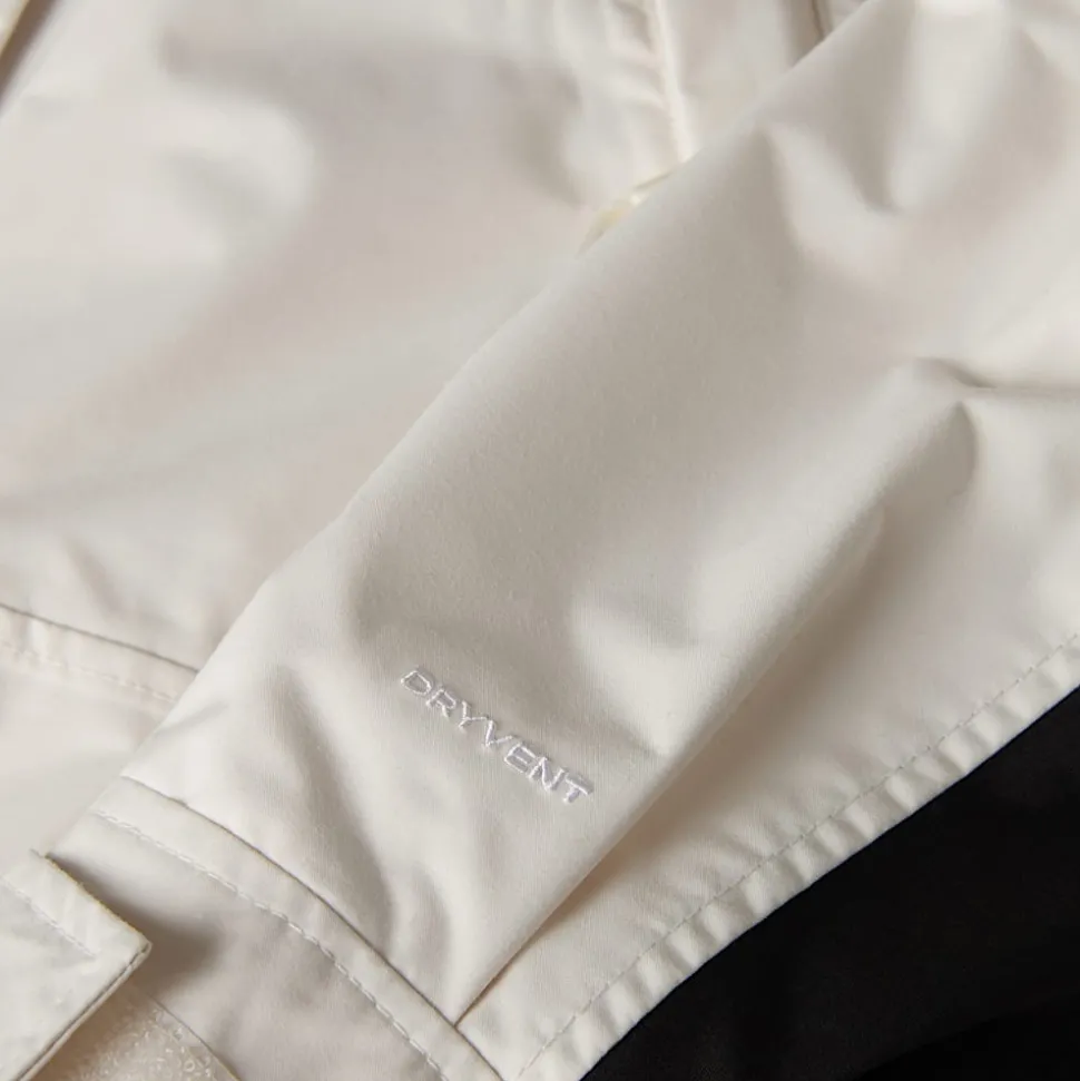 Outlet The North Face Reign On Jakke Til Damer White Dune-TNF Black