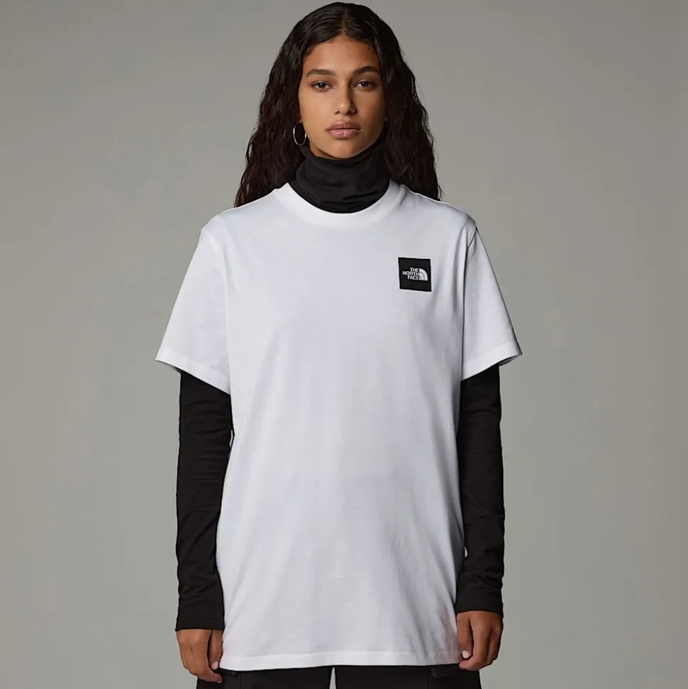 Outlet The North Face Relaxed Fine T-shirt Til Damer TNF White