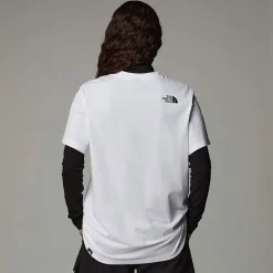 Outlet The North Face Relaxed Fine T-shirt Til Damer TNF White