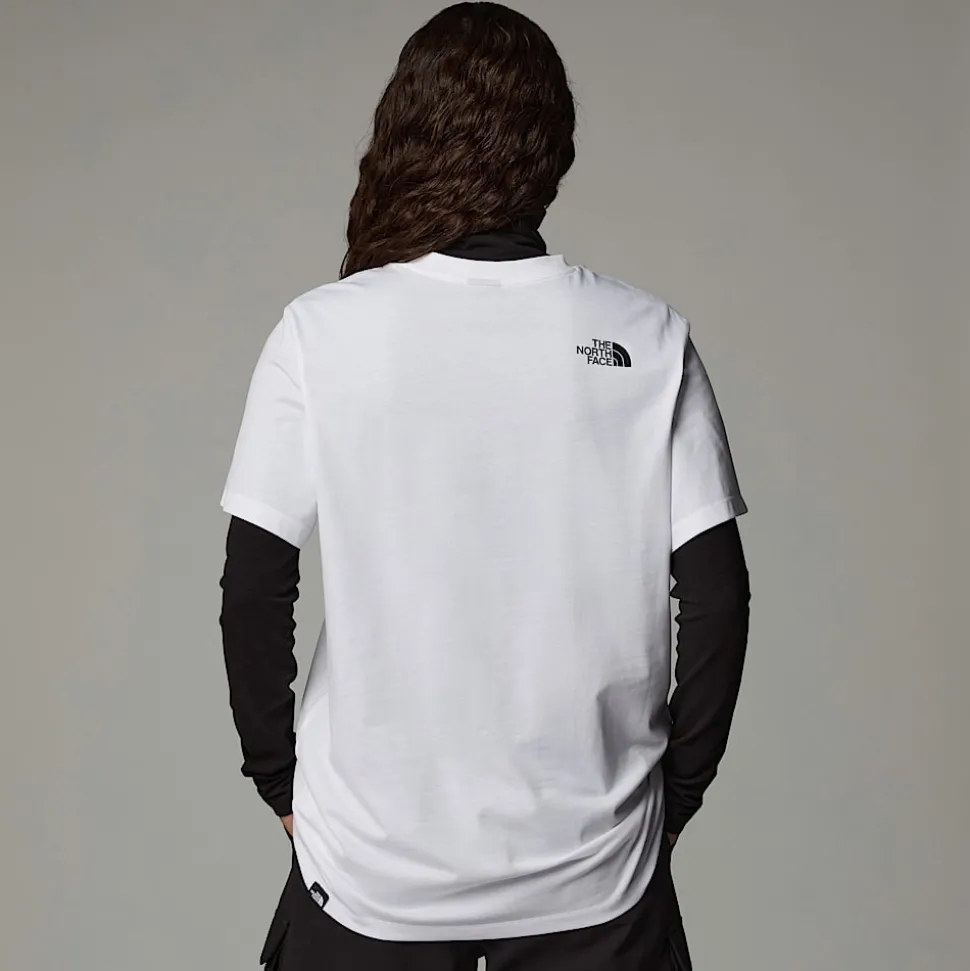 Outlet The North Face Relaxed Fine T-shirt Til Damer TNF White