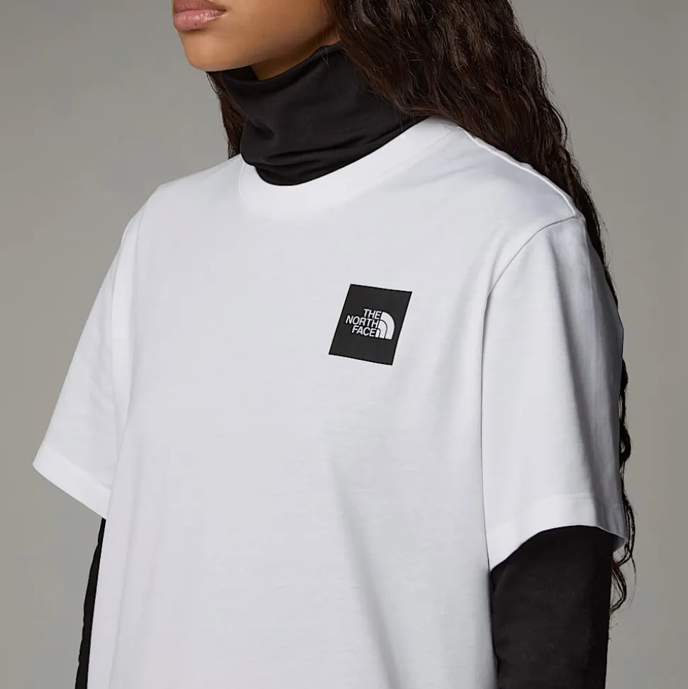 Outlet The North Face Relaxed Fine T-shirt Til Damer TNF White