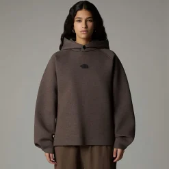 Cheap The North Face Relaxed Hættetrøje Til Damer Smokey Brown Heather