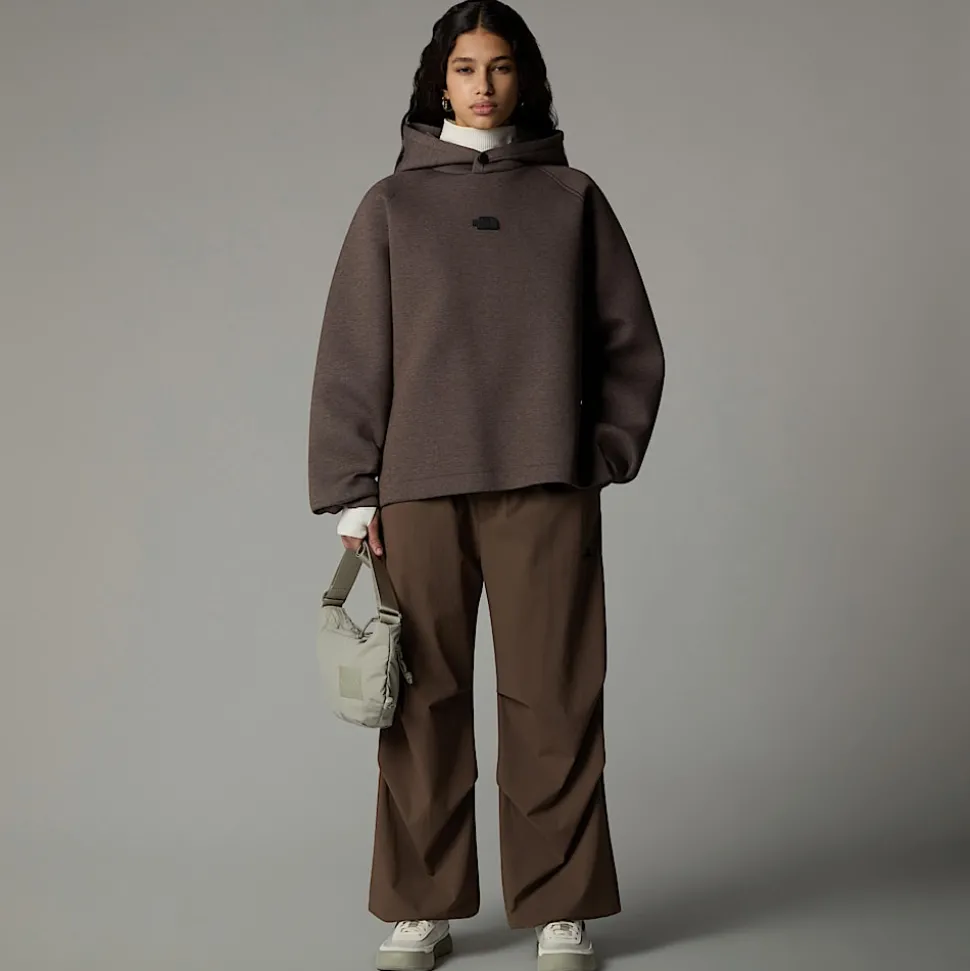 Cheap The North Face Relaxed Hættetrøje Til Damer Smokey Brown Heather