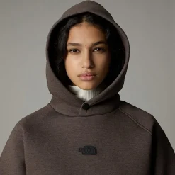 Cheap The North Face Relaxed Hættetrøje Til Damer Smokey Brown Heather