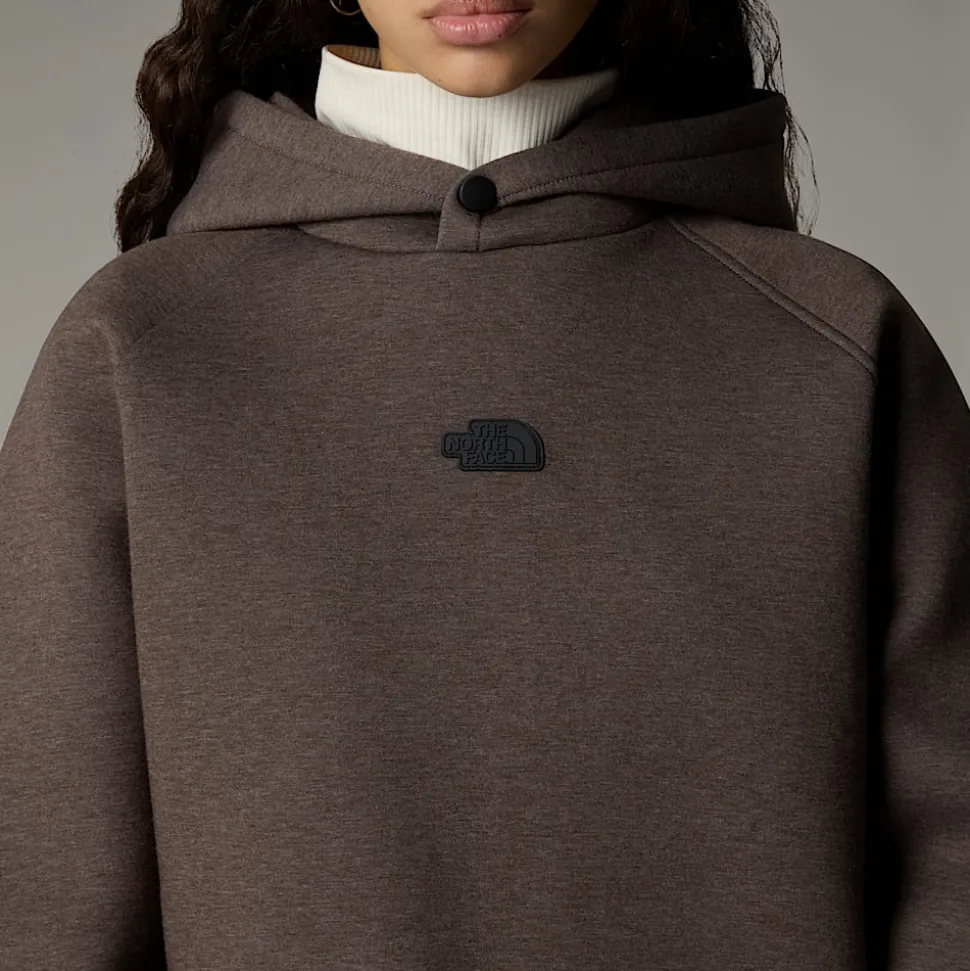 Cheap The North Face Relaxed Hættetrøje Til Damer Smokey Brown Heather