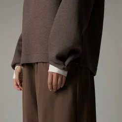 Cheap The North Face Relaxed Hættetrøje Til Damer Smokey Brown Heather