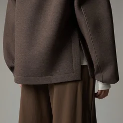 Cheap The North Face Relaxed Hættetrøje Til Damer Smokey Brown Heather