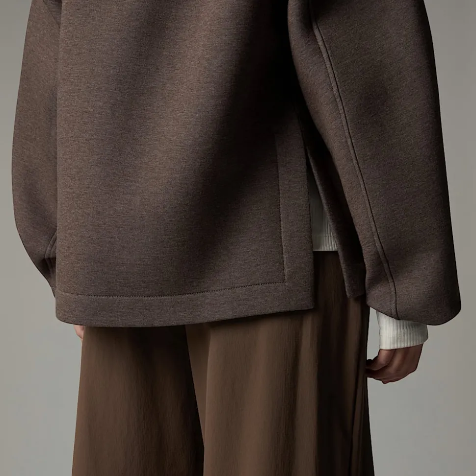 Cheap The North Face Relaxed Hættetrøje Til Damer Smokey Brown Heather