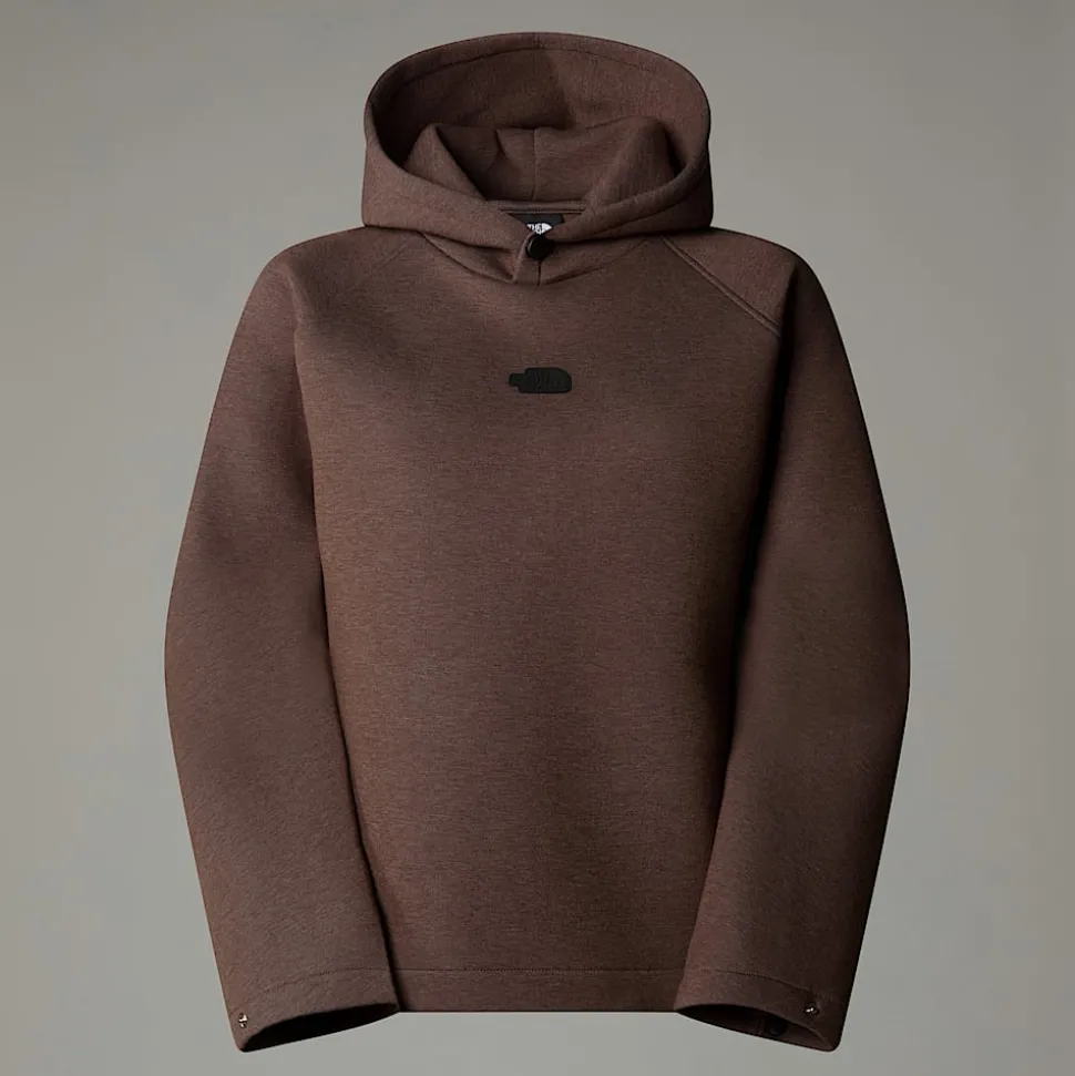 Cheap The North Face Relaxed Hættetrøje Til Damer Smokey Brown Heather