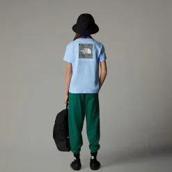 New The North Face Relaxed Redbox T-shirt Til Piger Cornflower