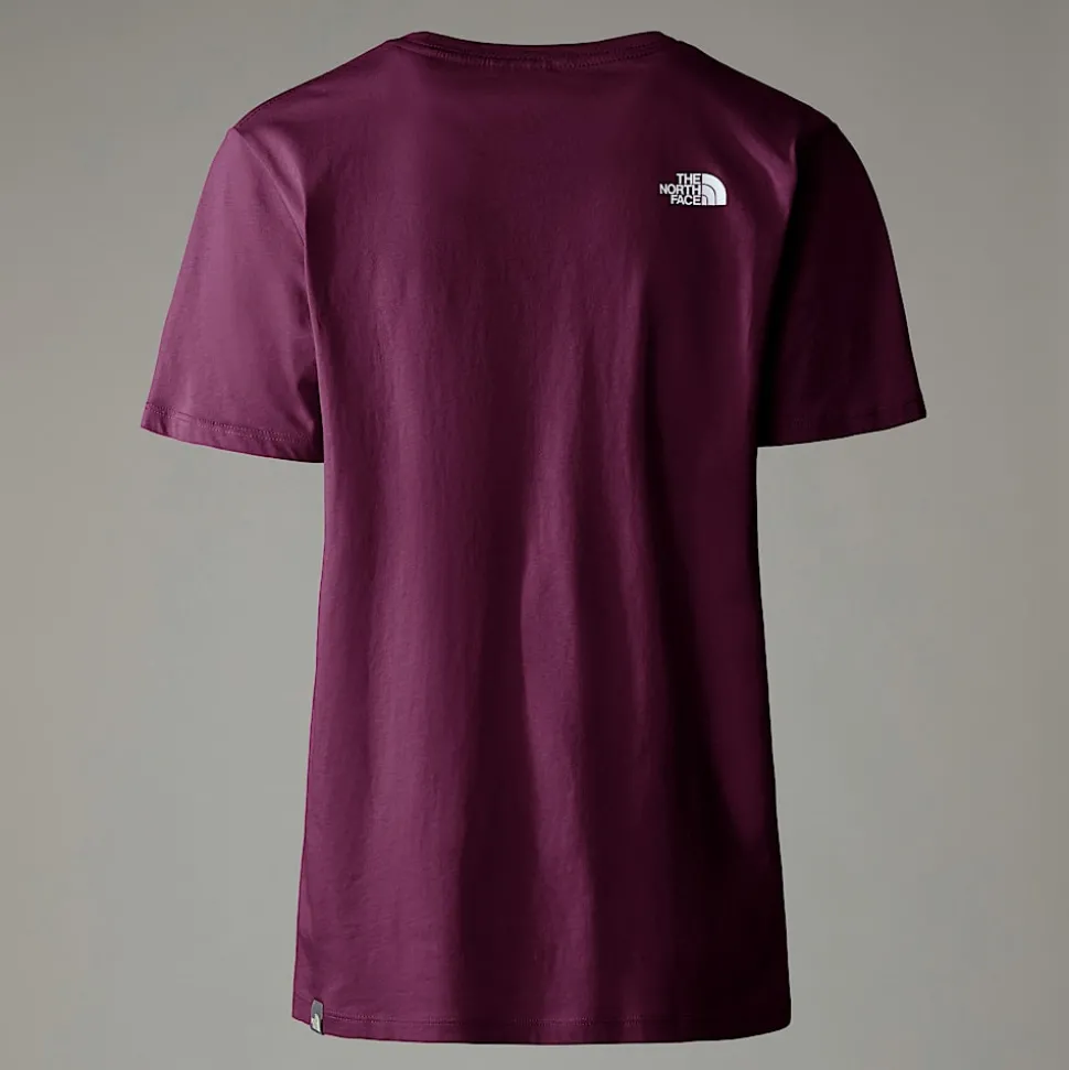 Cheap The North Face Relaxed T-shirt Til Damer Boysenberry