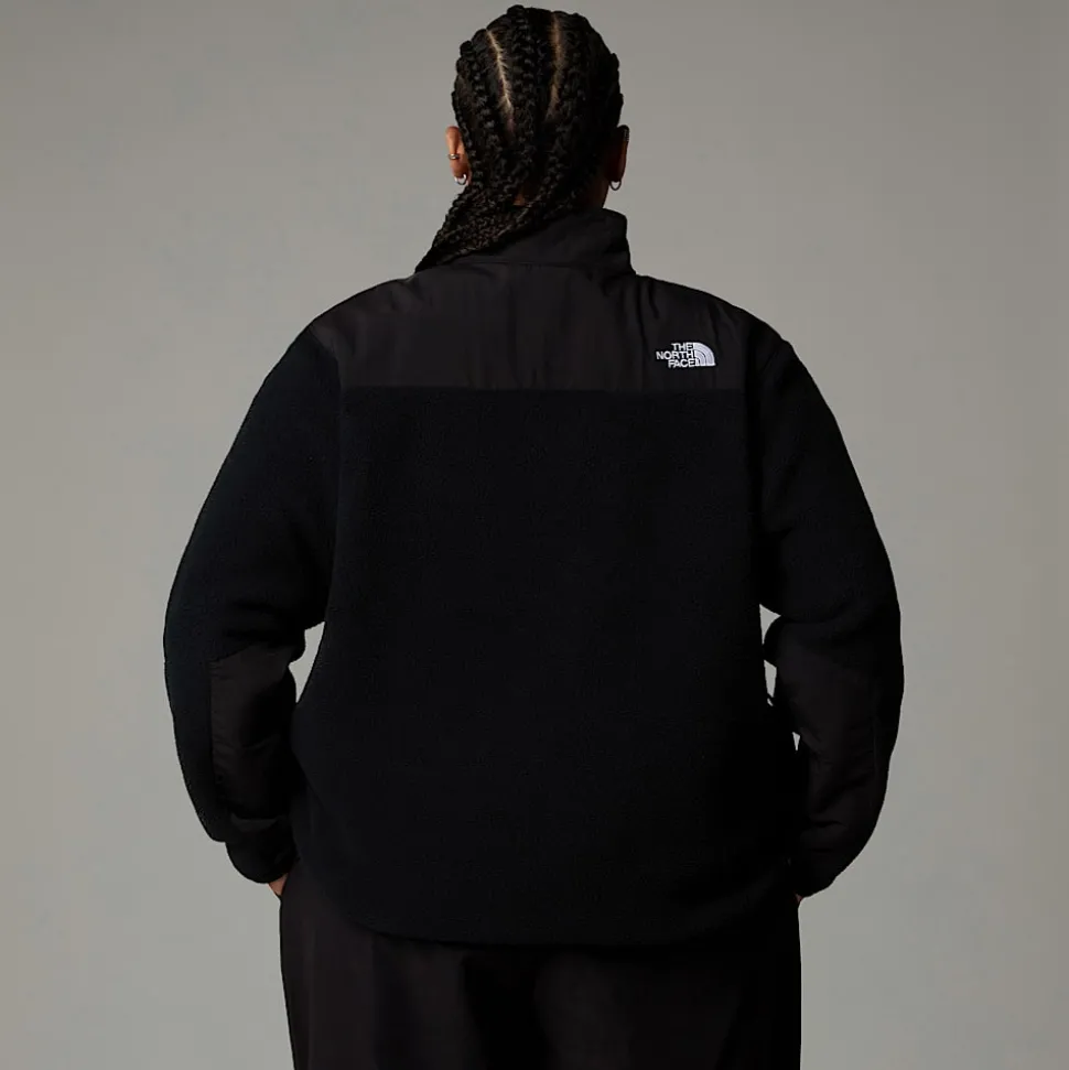 Store The North Face Retro Denali Jakke I Store Størrelser Til Damer TNF Black