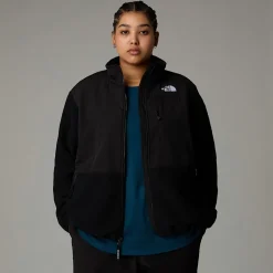 Store The North Face Retro Denali Jakke I Store Størrelser Til Damer TNF Black